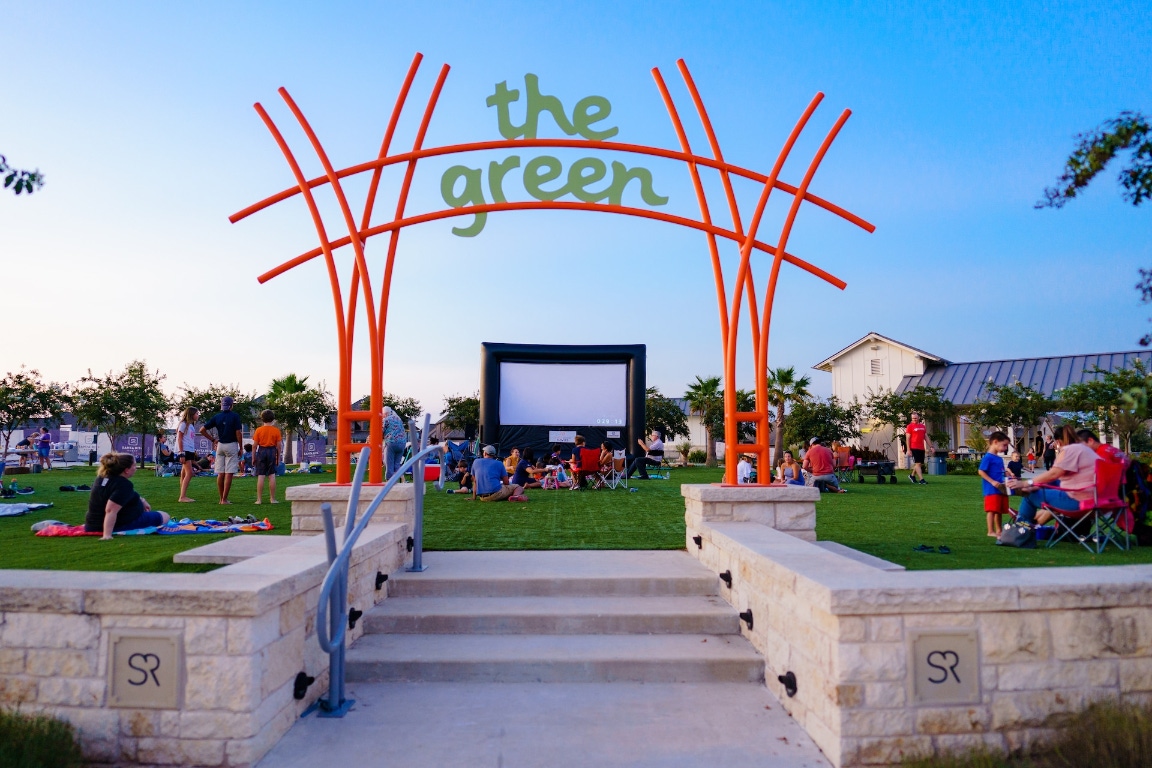 408 Ravello Street Liberty Hill, TX 78642 - Photo 38 of 40 a front view of a house with garden