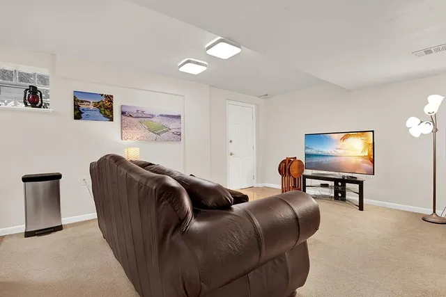 a view of a porch with a bench