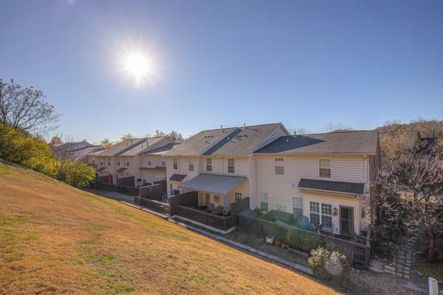 a aerial view of a house