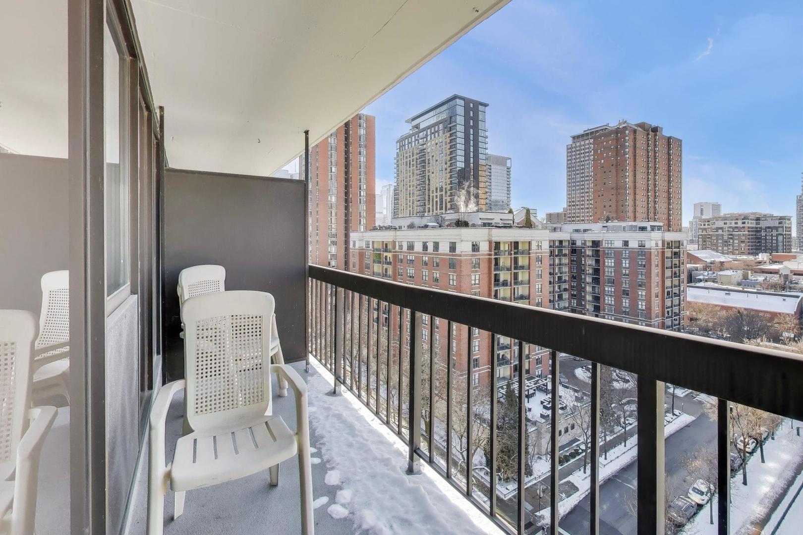 33 West Delaware Place, Unit 12K Chicago, IL 60610 - Photo 15 of 21 a view of balcony with furniture
