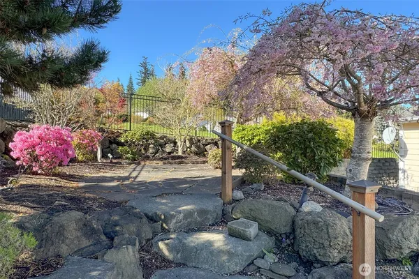 a view of outdoor space and yard
