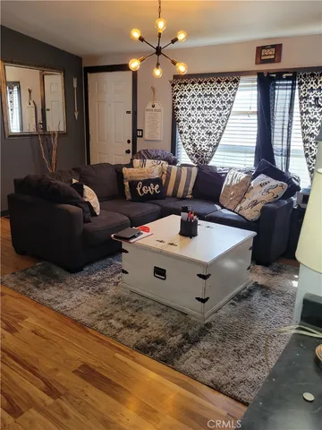 a view of a living room