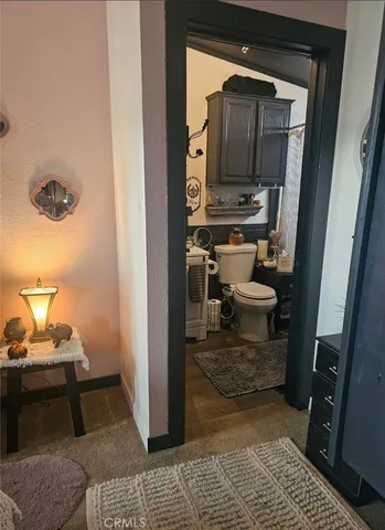 a car parked in parking garage