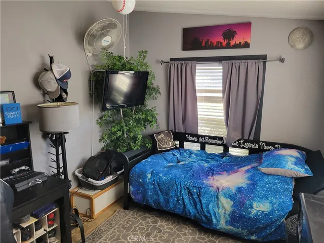 a room with gym equipment