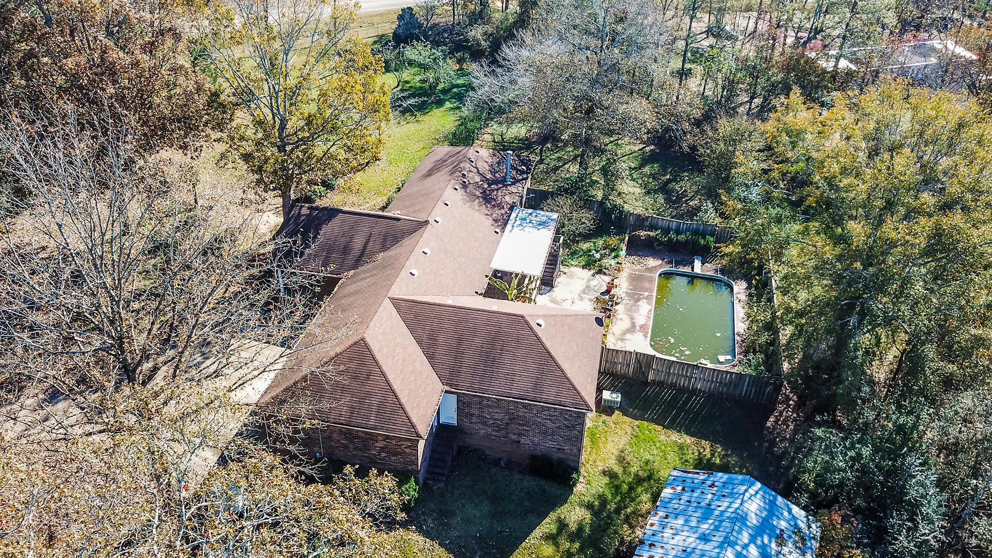 48 Grace Road Knoxville, GA 31050 - Photo 26 of 62 an aerial view of a house with seating space