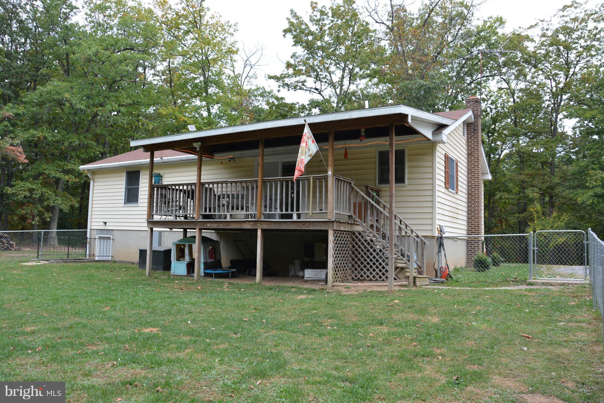 545 Whissens Ridge Road Winchester, VA 22602 - Photo 24 of 30 Covered Rear porch overlooking fenced area
