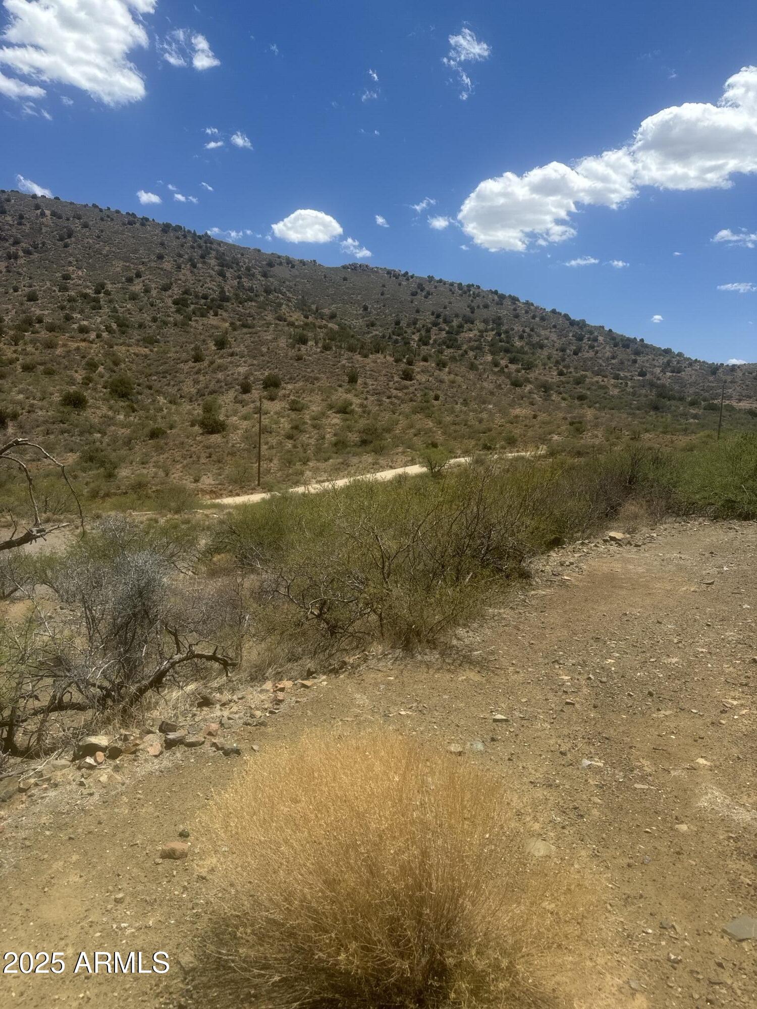 98 Copper Canyon Ranch Road Globe, AZ 85501 - Photo 4 of 20 a view of a dry yard with wooden fence