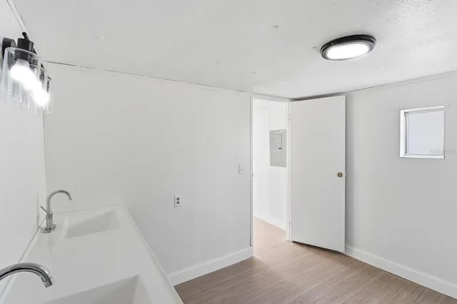 a bathroom with a sink and a vanity