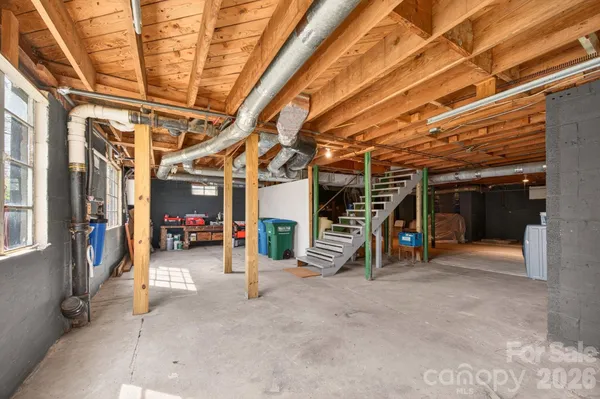 a view of a bike garage