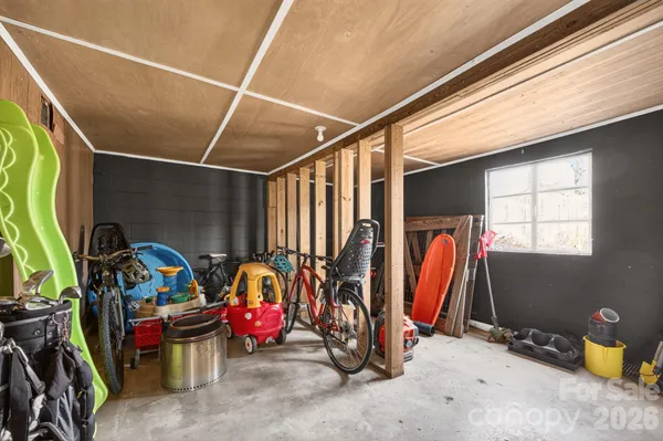 a view of storage and utility room