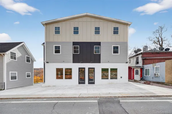 a view of a building with many windows