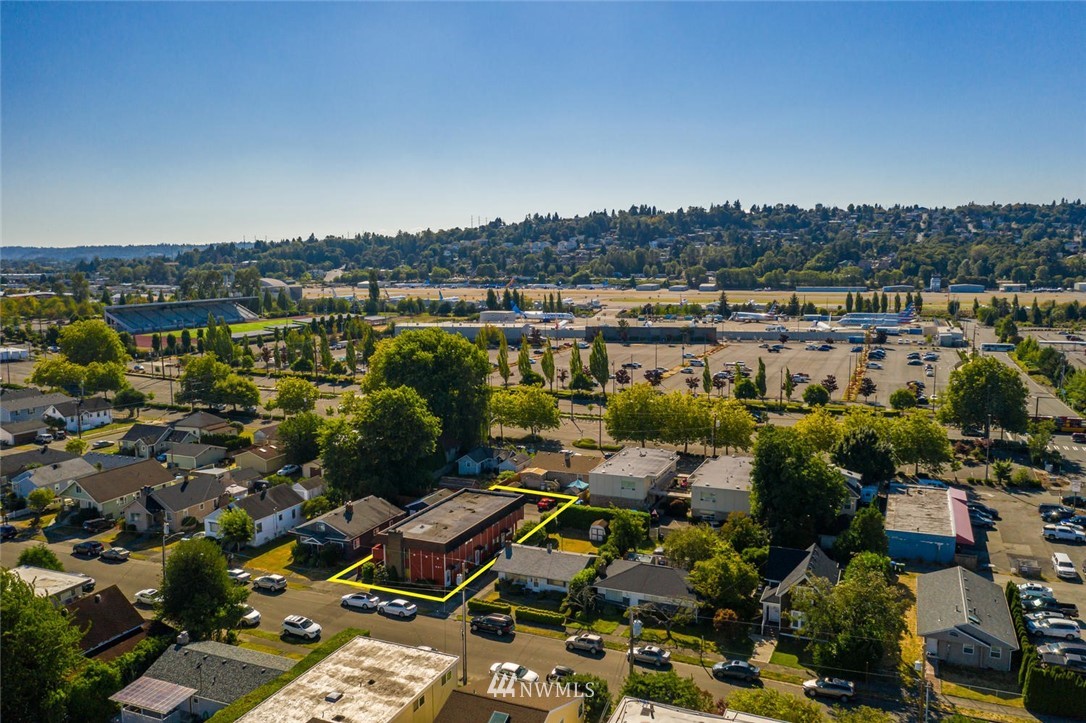 527 Williams Avenue North Renton, WA 98057 - Photo 13 of 13 an aerial view of a house with a lake view