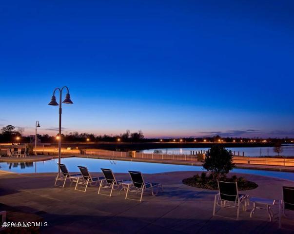 261 Twining Rose Lane Holly Ridge, NC 28445 - Photo 6 of 13 Pool Dusk