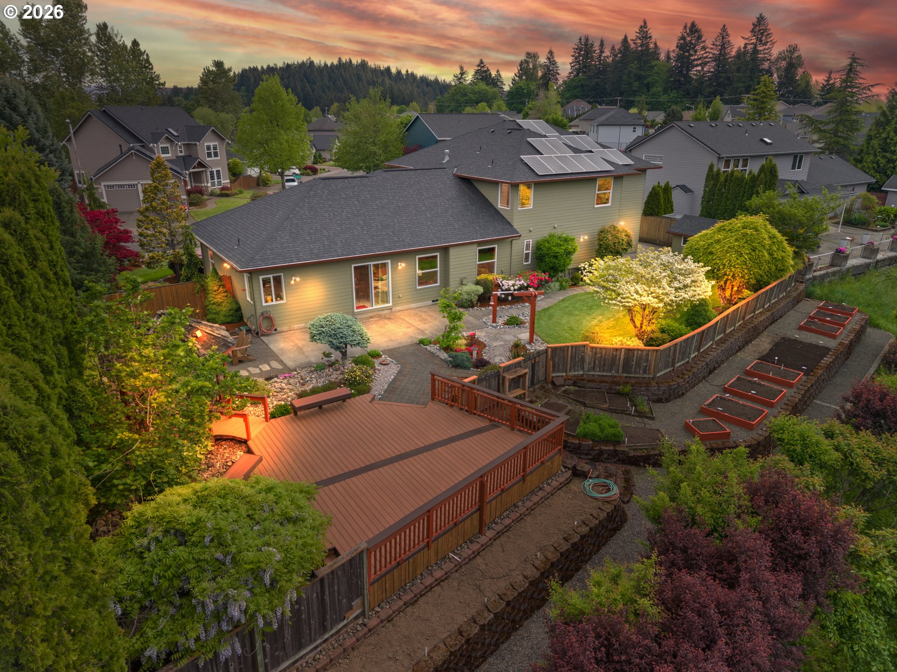 366 Southwest 37th Circle Gresham, OR 97080 - Photo 2 of 47 an aerial view of a house with yard swimming pool and outdoor seating