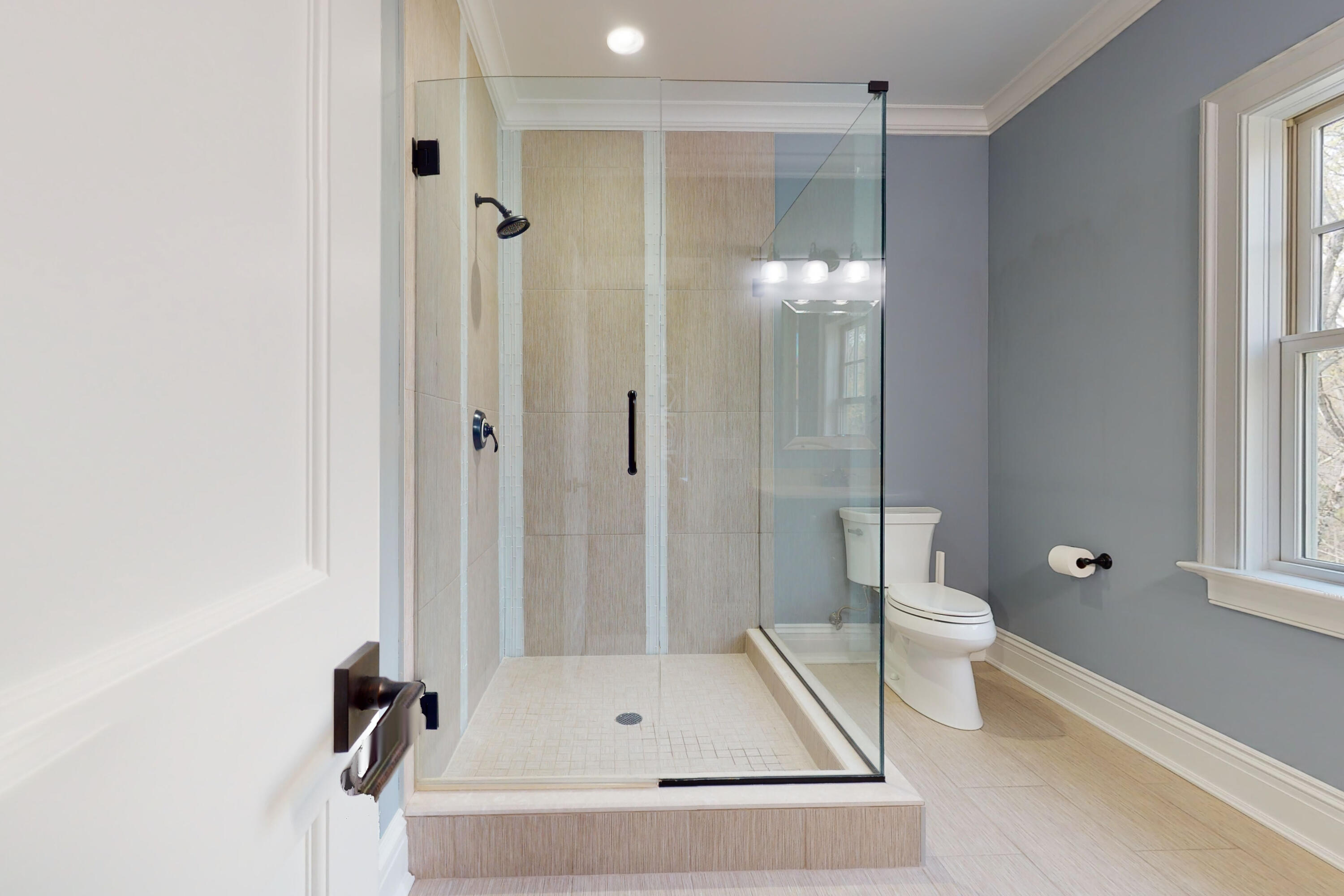 18 Cat Rock Road Cos Cob, CT 06807 - Photo 22 of 37 a bathroom with a tub and shower