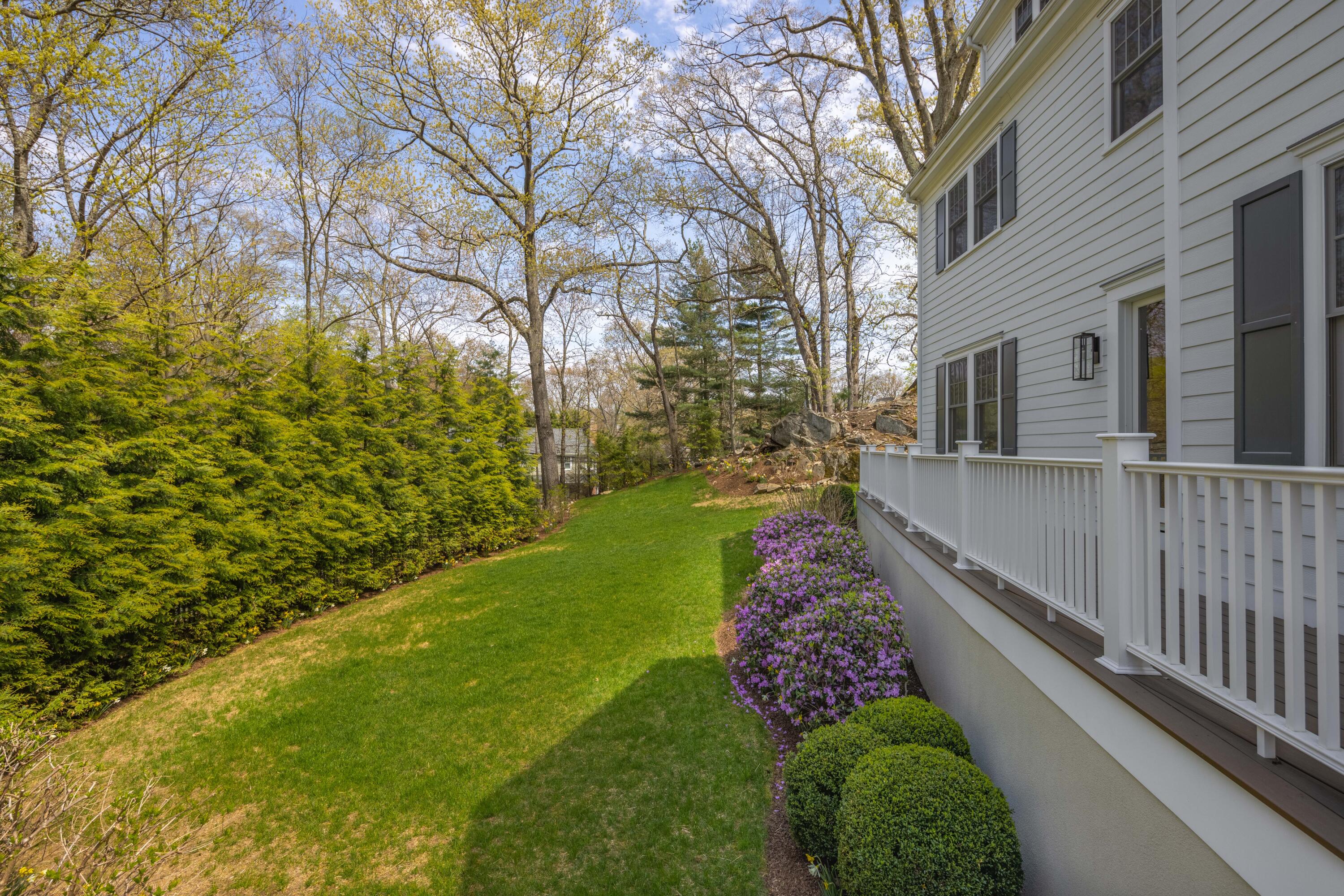 18 Cat Rock Road Cos Cob, CT 06807 - Photo 33 of 37 a view of a house with a yard