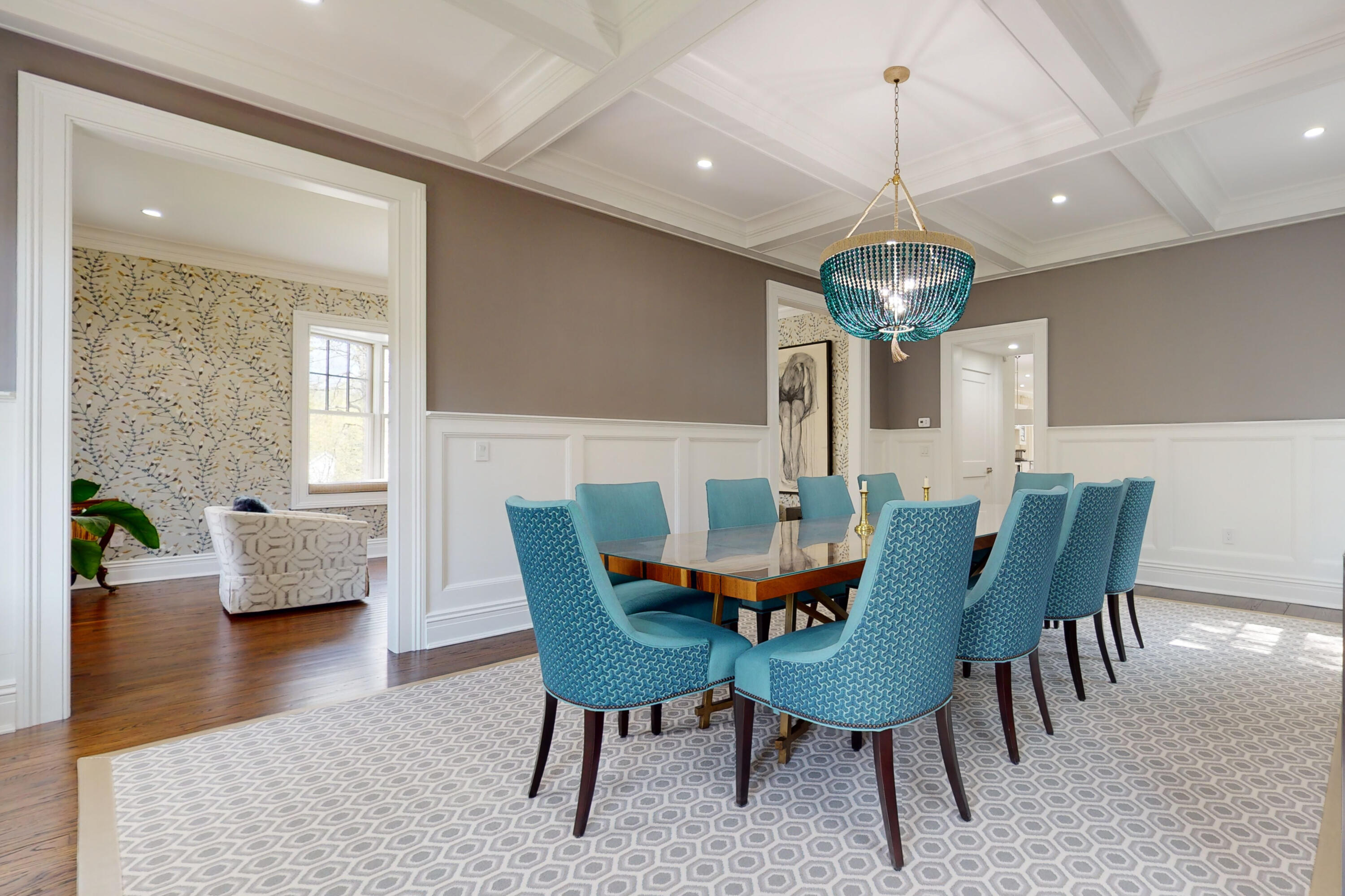 18 Cat Rock Road Cos Cob, CT 06807 - Photo 6 of 37 a view of a dining room with furniture