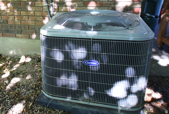 1612 East 450 South Springville, UT 84663 - Photo 47 of 48 Exterior air conditioning unit featuring a Carrier brand emblem