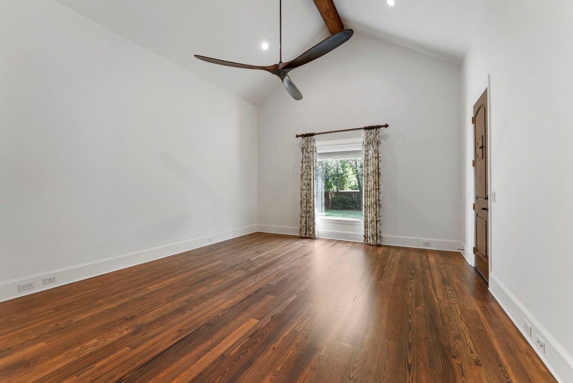 3810 Oreana Court Spring, TX 77386 - Photo 12 of 44 a view of an empty room with wooden floor and a window