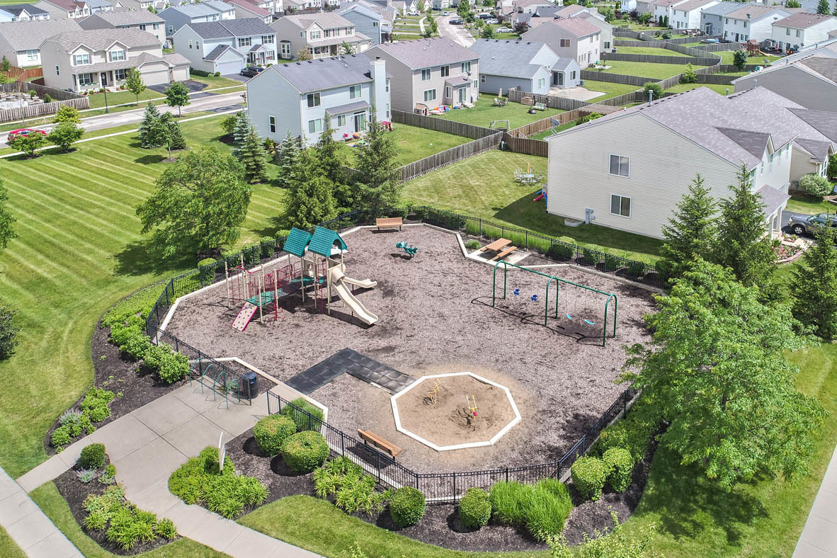 2368 Alison Avenue Pingree Grove, IL 60140 - Photo 19 of 20 an aerial view of a house with yard swimming pool and outdoor seating