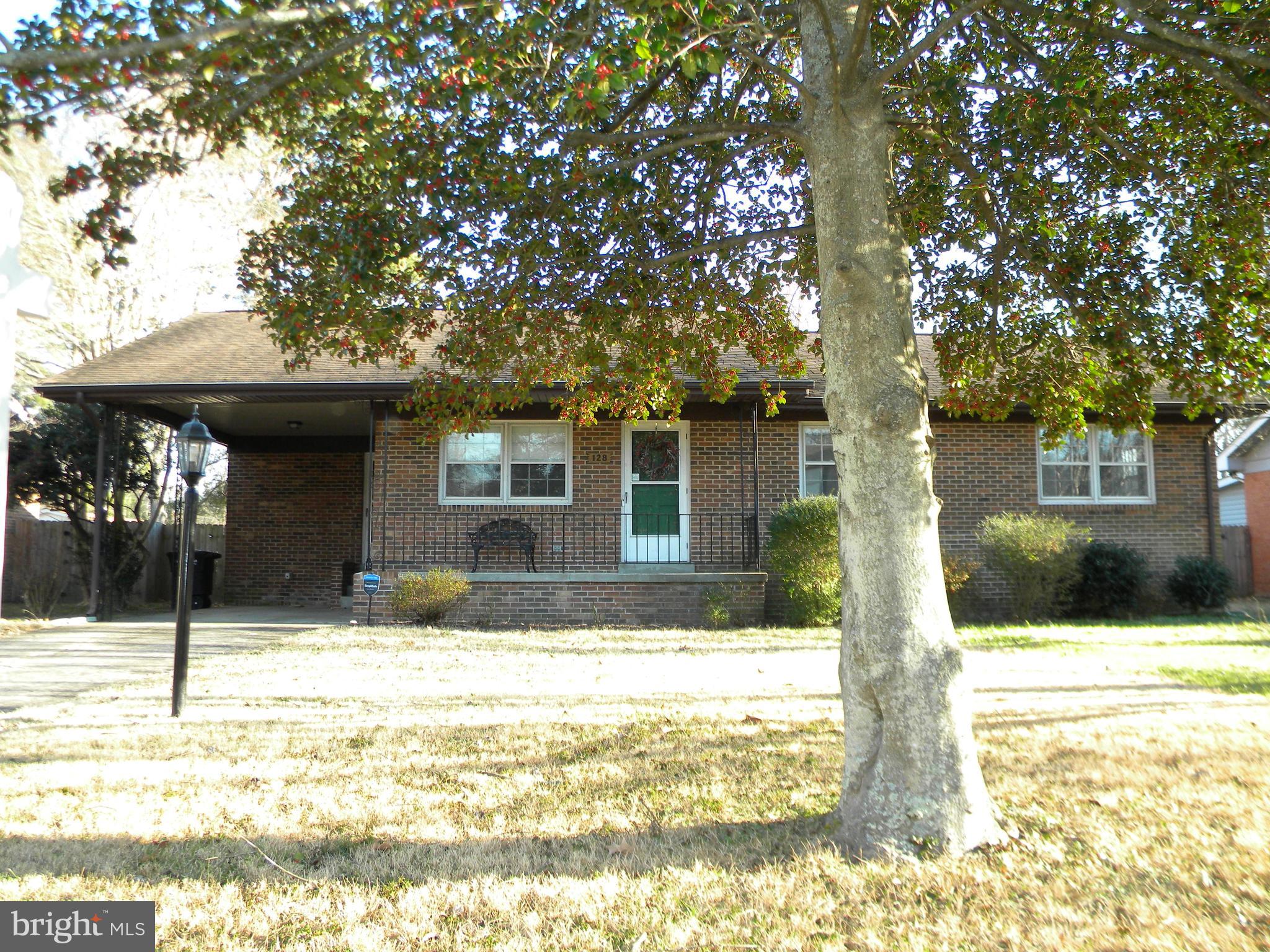 128 11th Street Colonial Beach, VA 22443 - Photo 62 of 80 a view of a house with snow on the tree