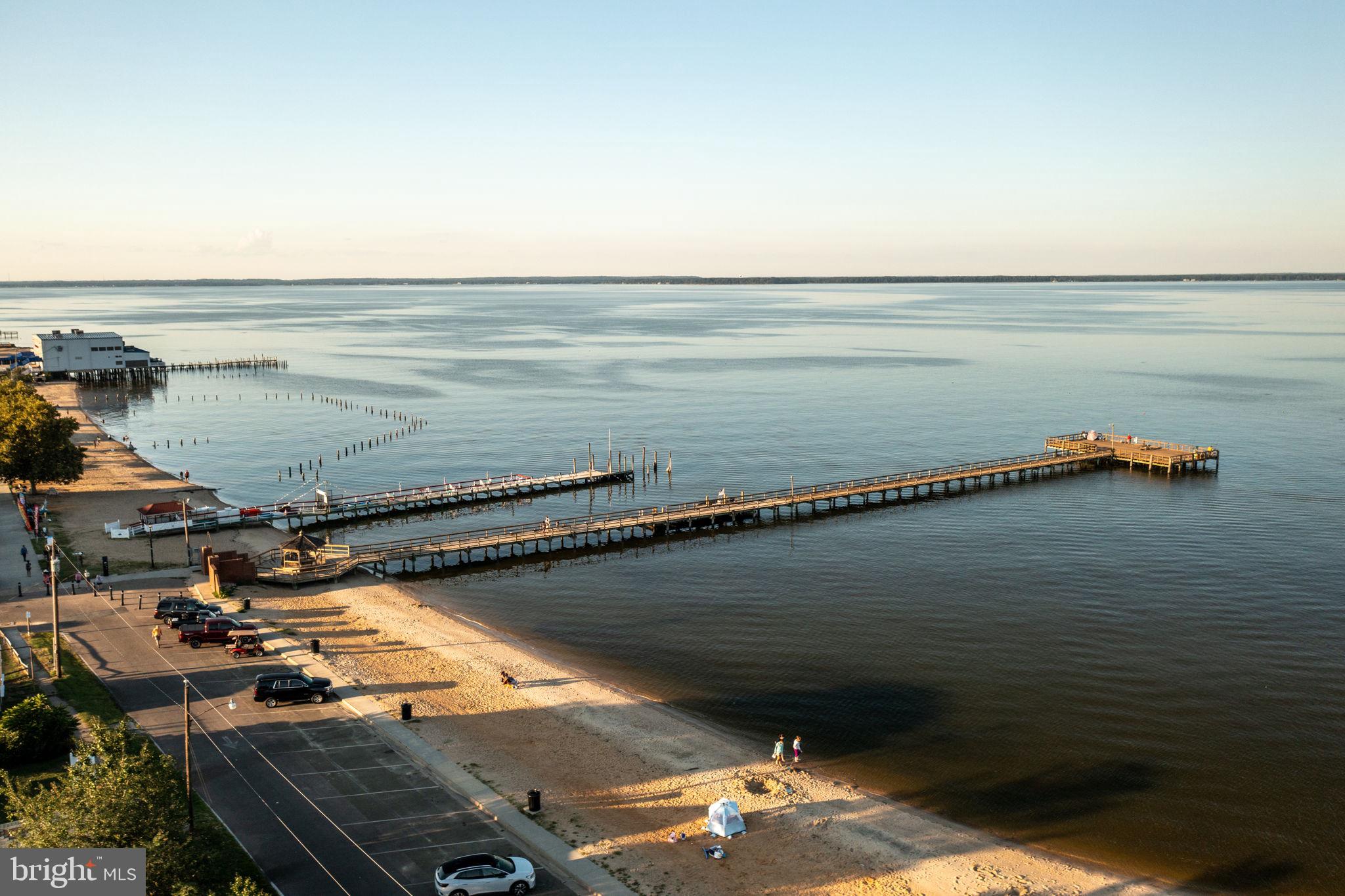 128 11th Street Colonial Beach, VA 22443 - Photo 69 of 80 a view of a lake with a roof deck