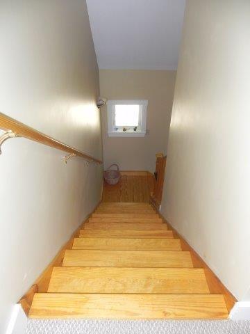 68 Harrison Heights Road Harrison, ME 04040 - Photo 17 of 33 Stairway from second floor, turns to...