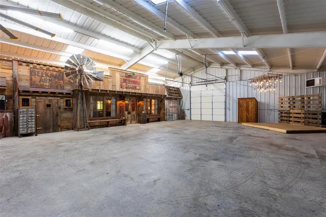 a view of a building with a street