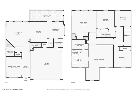$610,000 | 2718 Checker Drive, Cedar Park, TX 78613