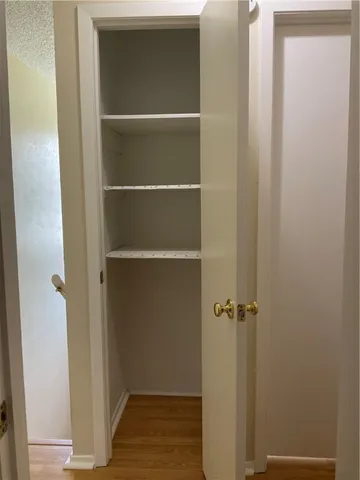 a view of a walk in closet