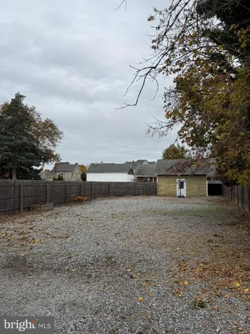 a backyard of a house