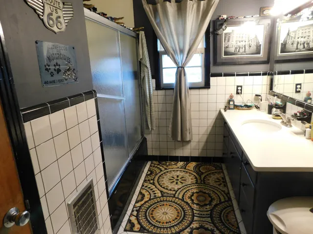 a room with toys and flat screen tv