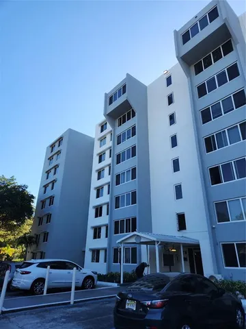 a view of a city with tall buildings