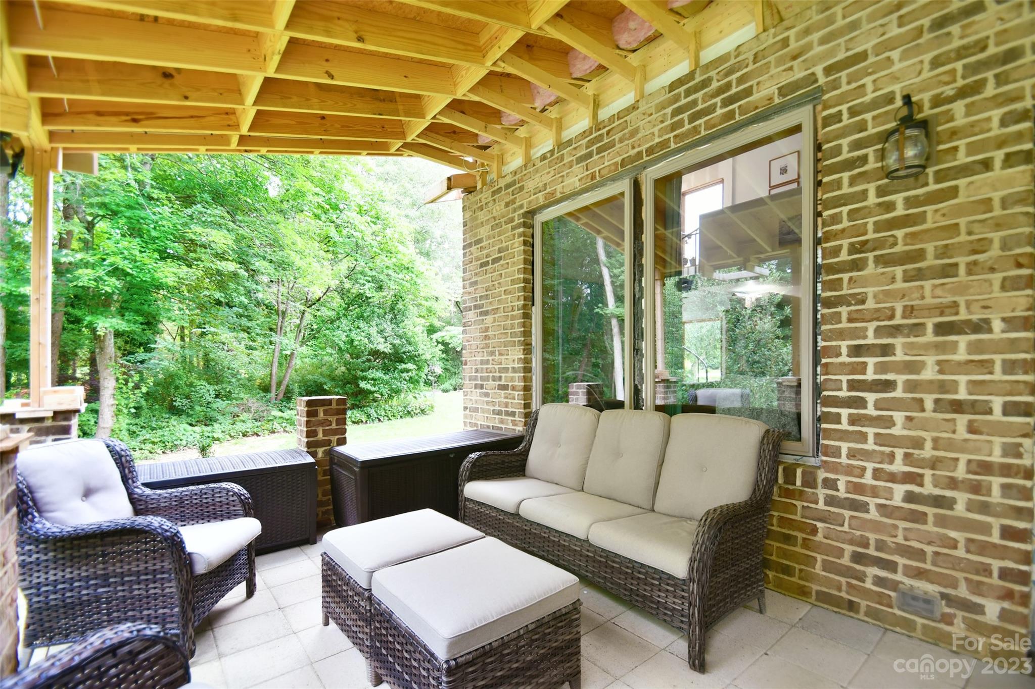 19201 Davidson-Concord Road Davidson, NC 28036 - Photo 38 of 47 a outdoor living space with furniture and garden view