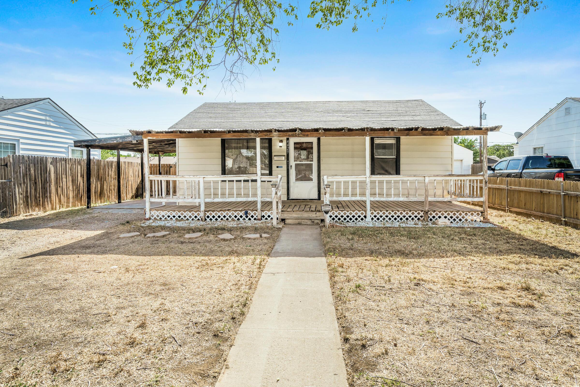 front view of a house with a porch