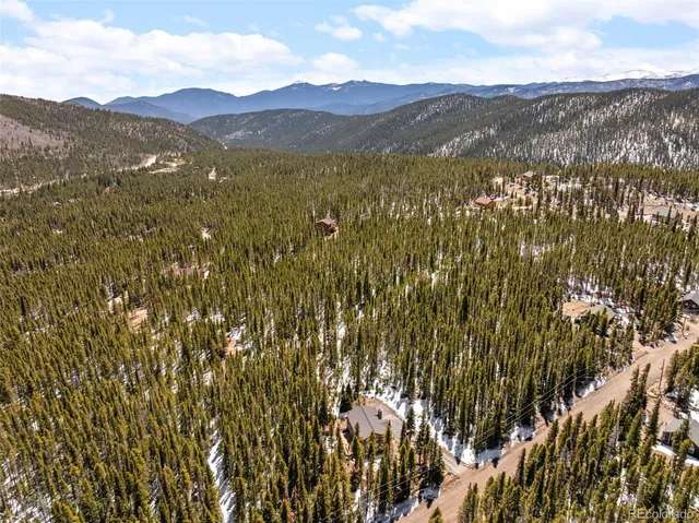a view of city and mountain