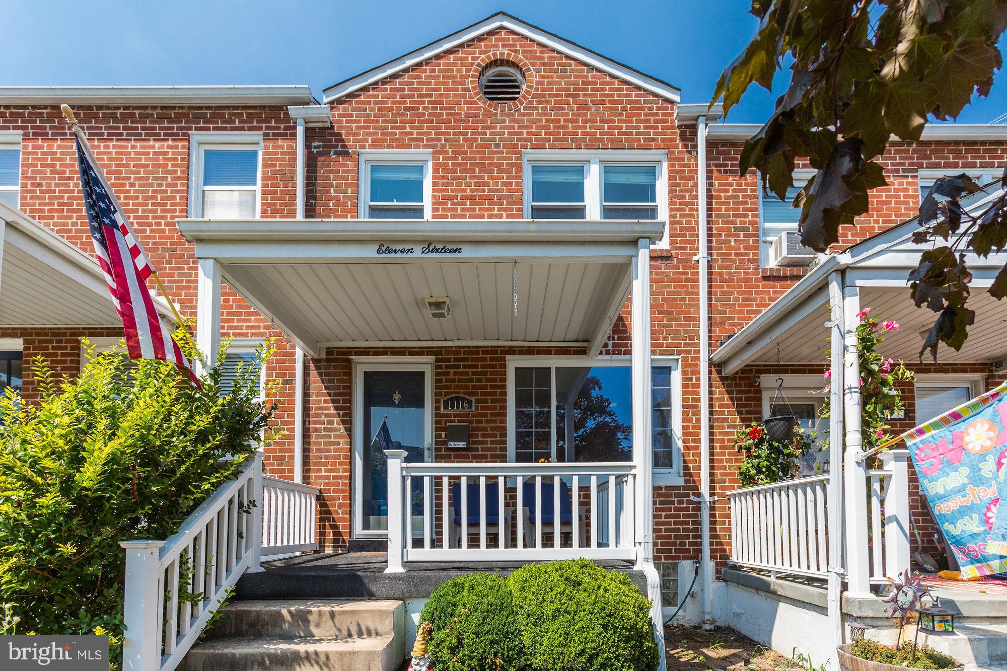 1116 Elm Road Halethorpe, MD 21227 - Photo 1 of 43 Welcome! Enjoy time on the charming front porch!