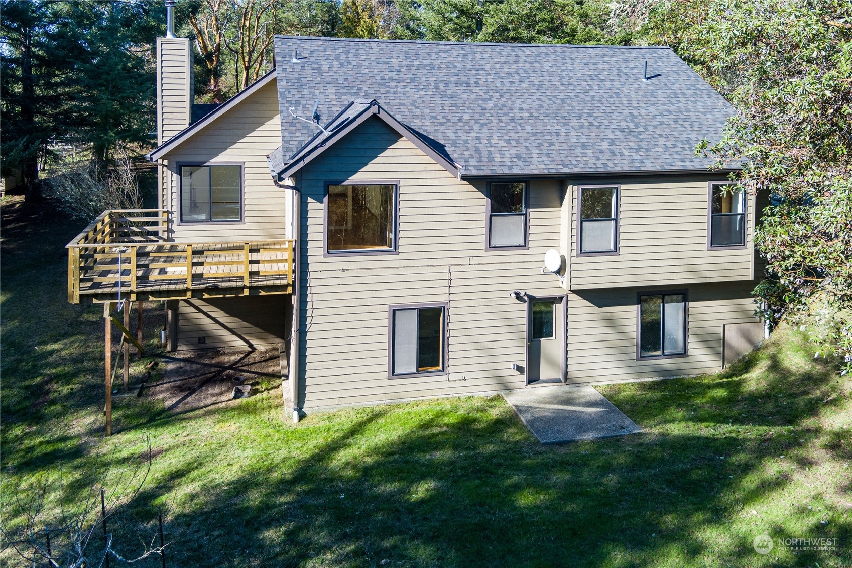 198 Ridgedale Road Friday Harbor, WA 98250 - Photo 5 of 39 a view of a house with a yard and sitting area