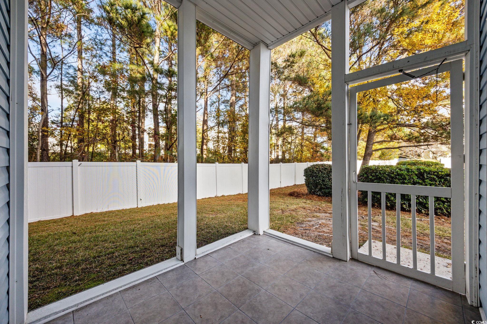 111 Fountain Pointe Lane, Unit 104 Myrtle Beach, SC 29579 - Photo 24 of 30 View of unfurnished sunroom