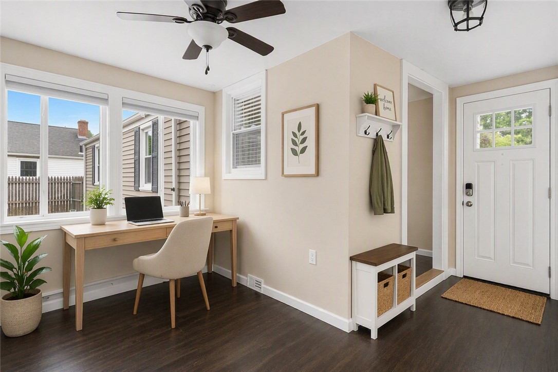 39 Gloria Street Pawtucket, RI 02861 - Photo 6 of 23 digitally staged - perfect for office, sunroom, TV room, etc....