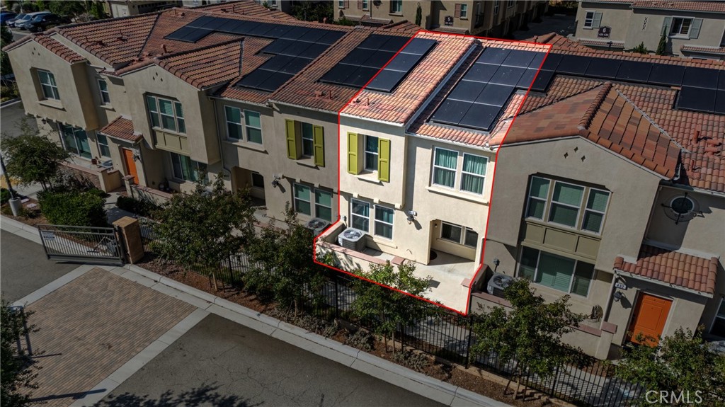 7155 Citrus Avenue, Unit 433 Fontana, CA 92336 - Photo 19 of 21 Aerial View of Unit and Solar Panels