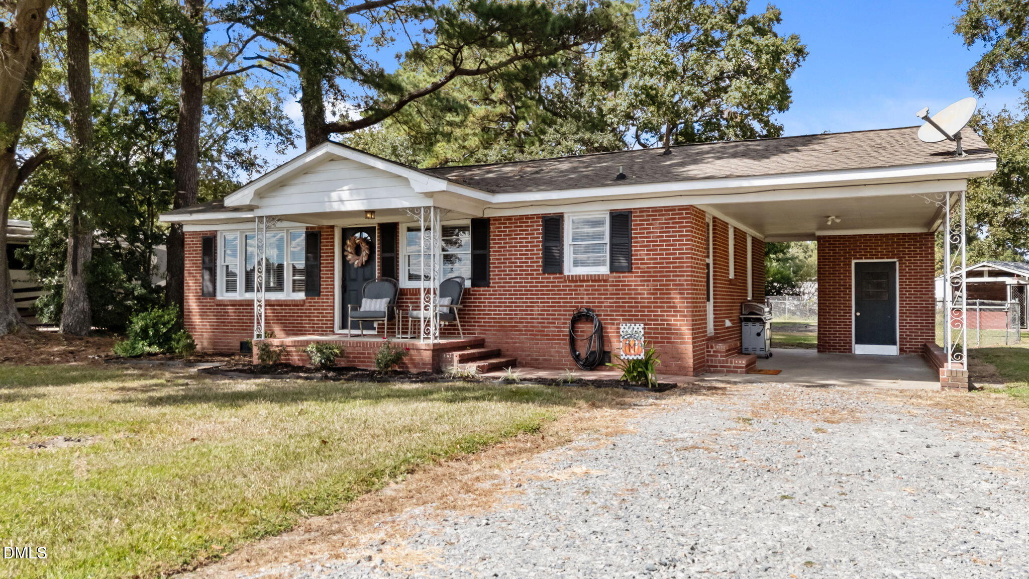 382 East Evans Road Princeton, NC 27569 - Photo 1 of 4 Brick home, new shutters, carport, covered front porch