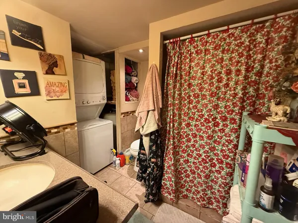 a room with storage and utility