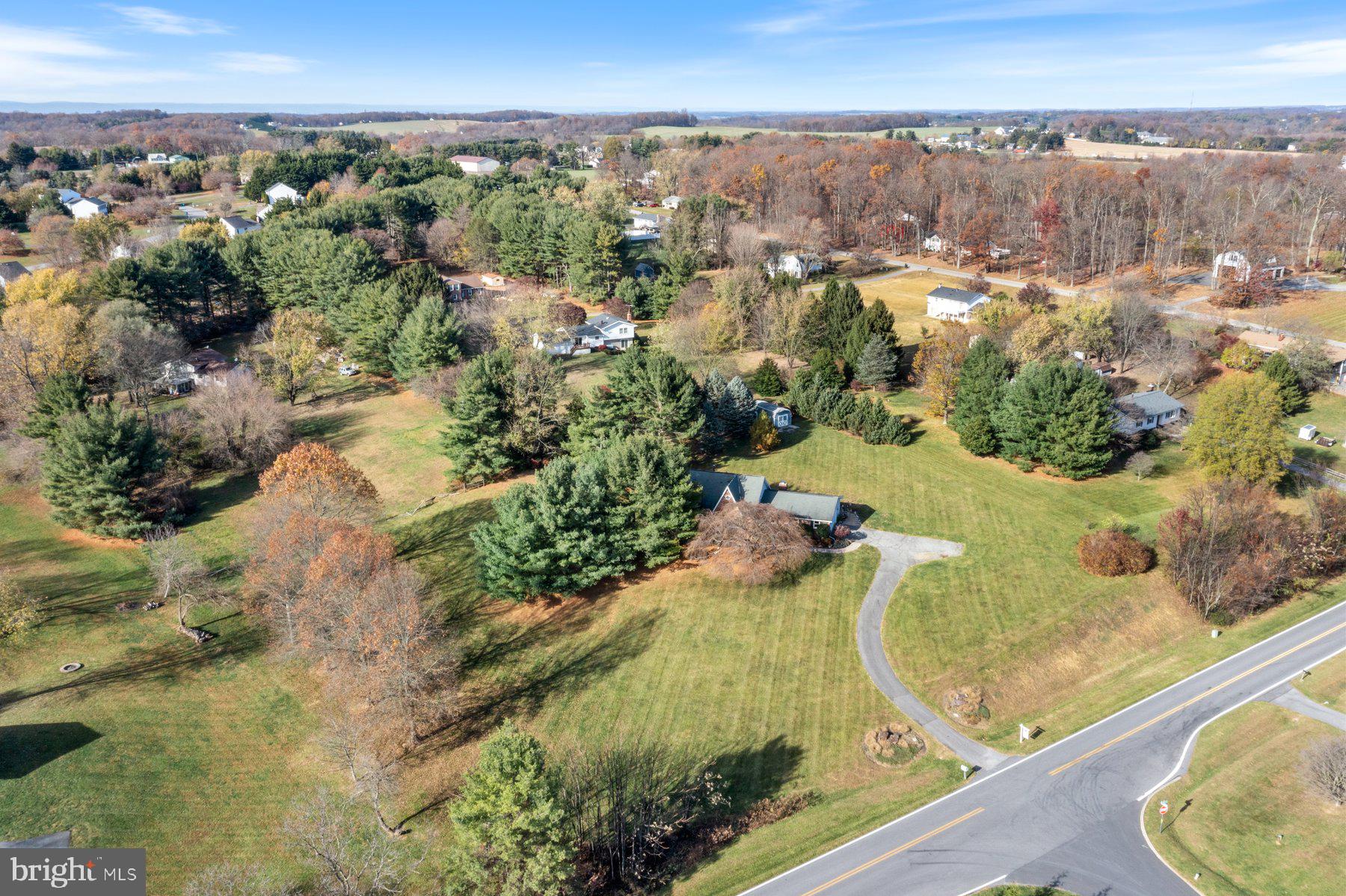 5130 Perry Road Mount Airy, MD 21771 - Photo 35 of 46 an aerial view of a residential houses with outdoor space and seating