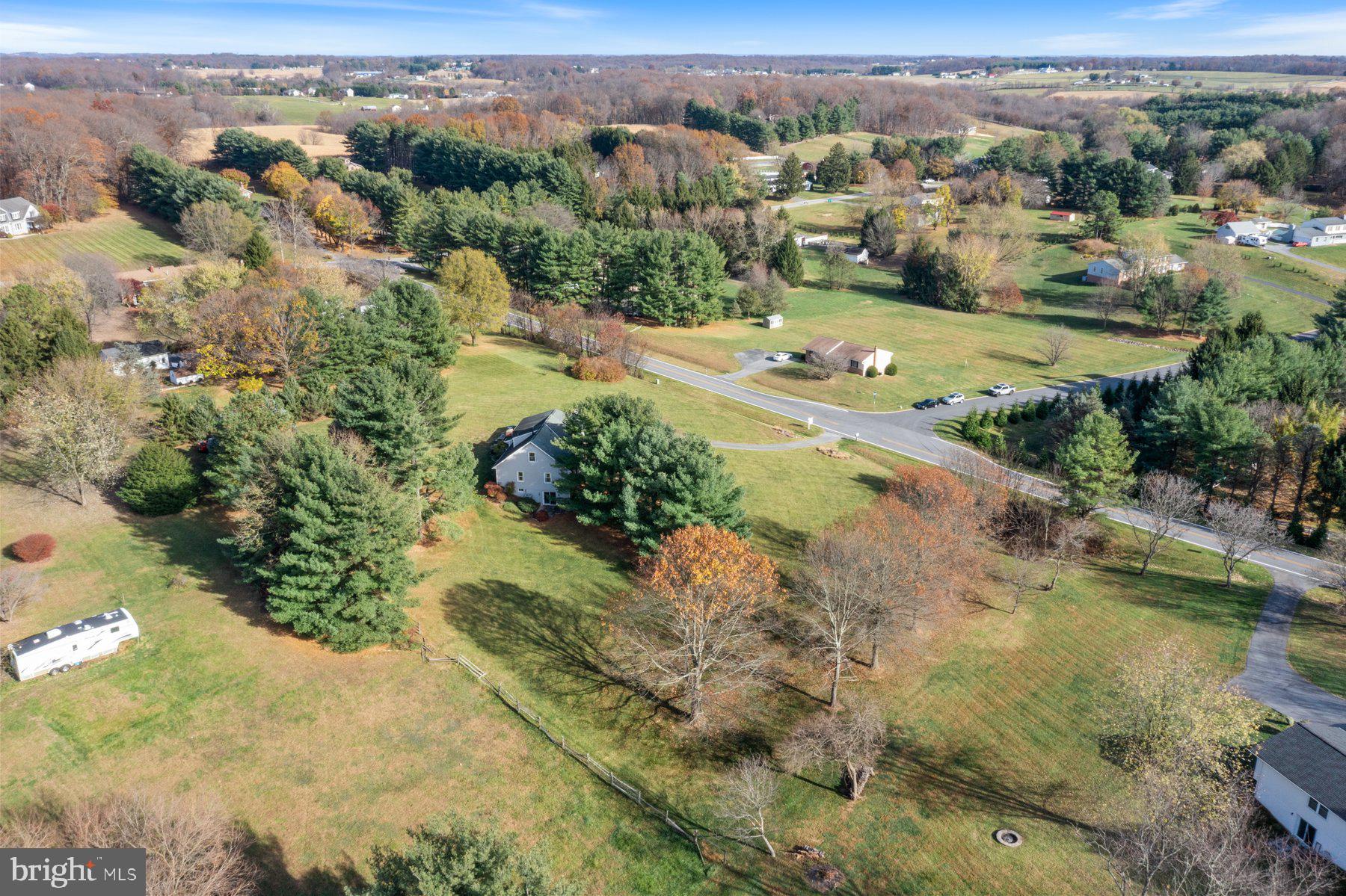 5130 Perry Road Mount Airy, MD 21771 - Photo 36 of 46 an aerial view of a houses with a yard