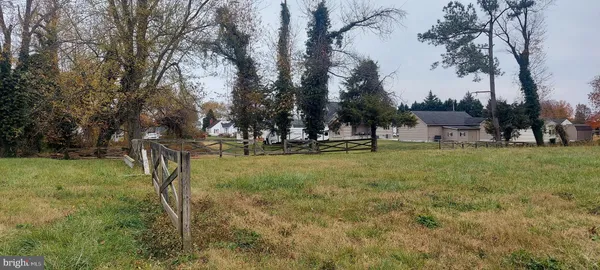 a view of backyard with green space