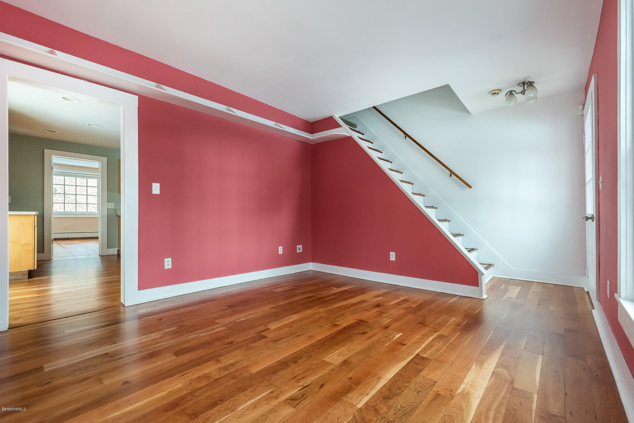 148 Cross Road Richmond, MA 01254 - Photo 14 of 26 a view of an empty room with wooden floor