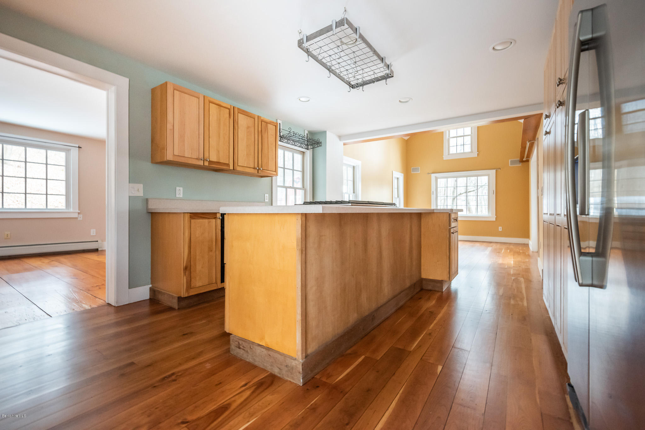148 Cross Road Richmond, MA 01254 - Photo 8 of 26 a view of a kitchen with wooden floor and a window