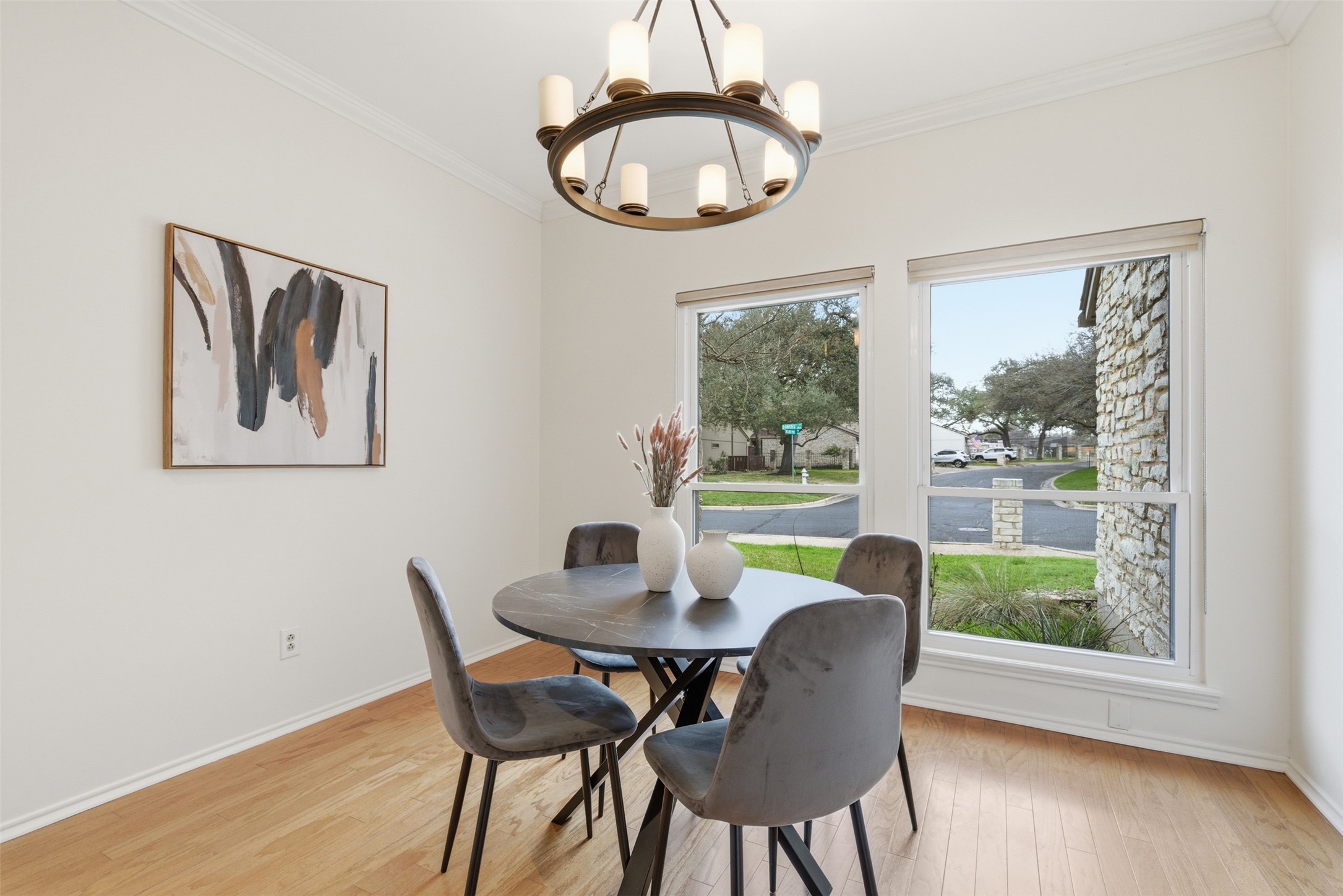 8101 Raintree Place Austin, TX 78759 - Photo 21 of 36 a dining room with furniture and window
