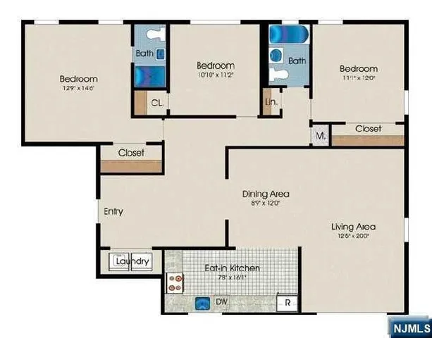 $3,950 | 280-320 Oak Street, Unit 314D, Ridgewood, NJ 07450